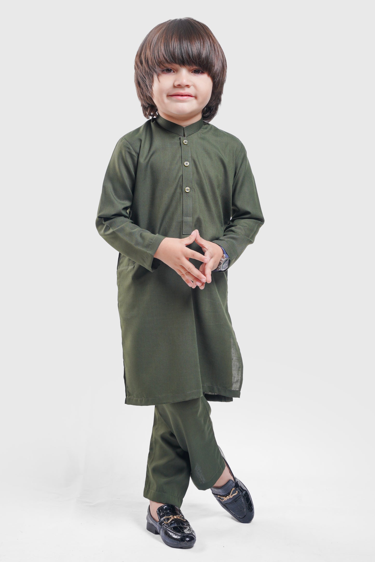 Olive Green Kurta Pajama