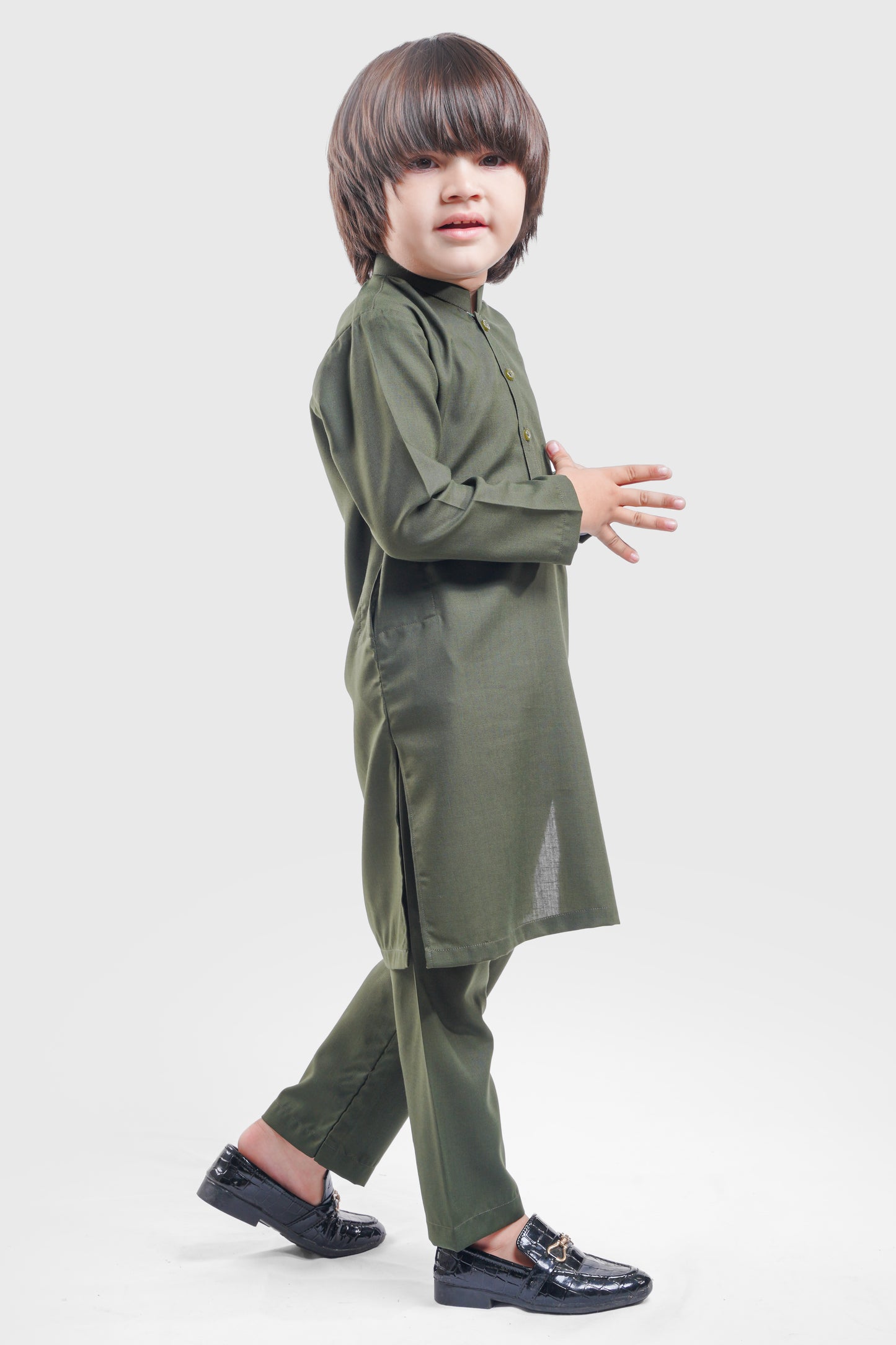 Olive Green Kurta Pajama