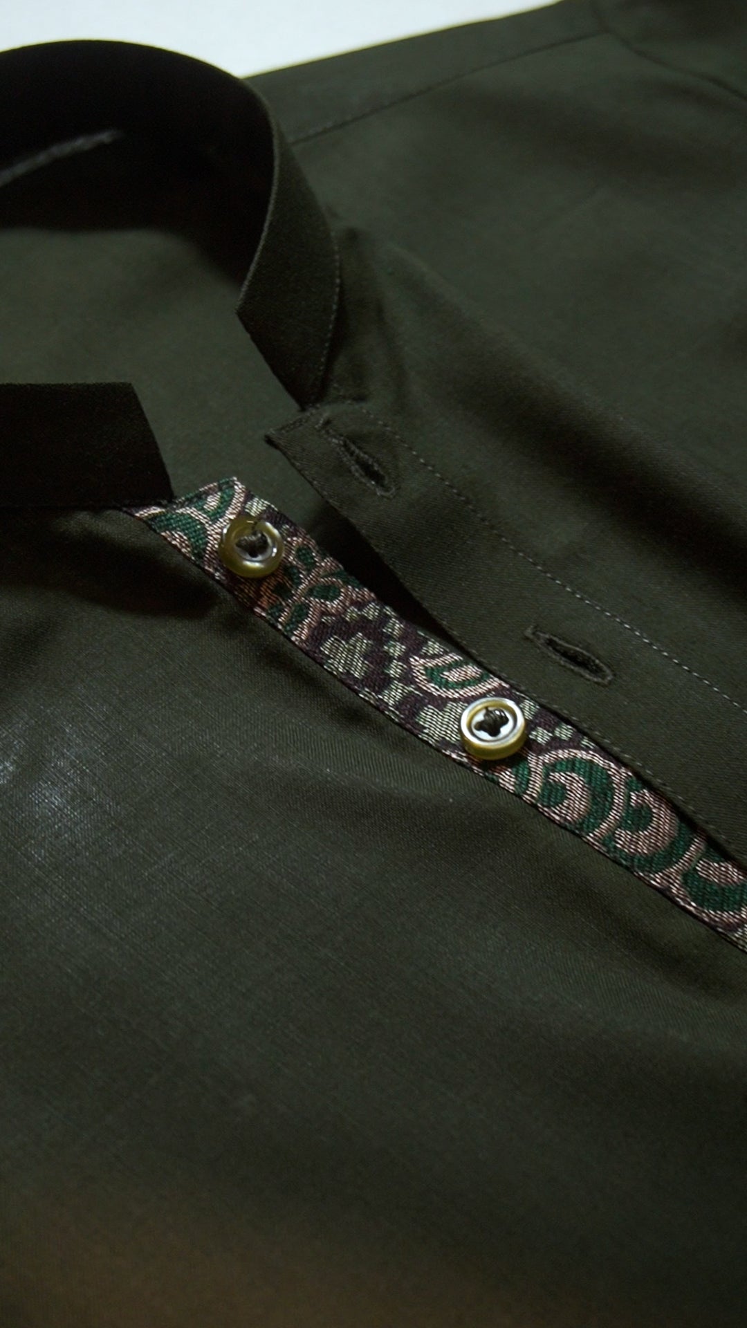 Olive Green Kurta Pajama
