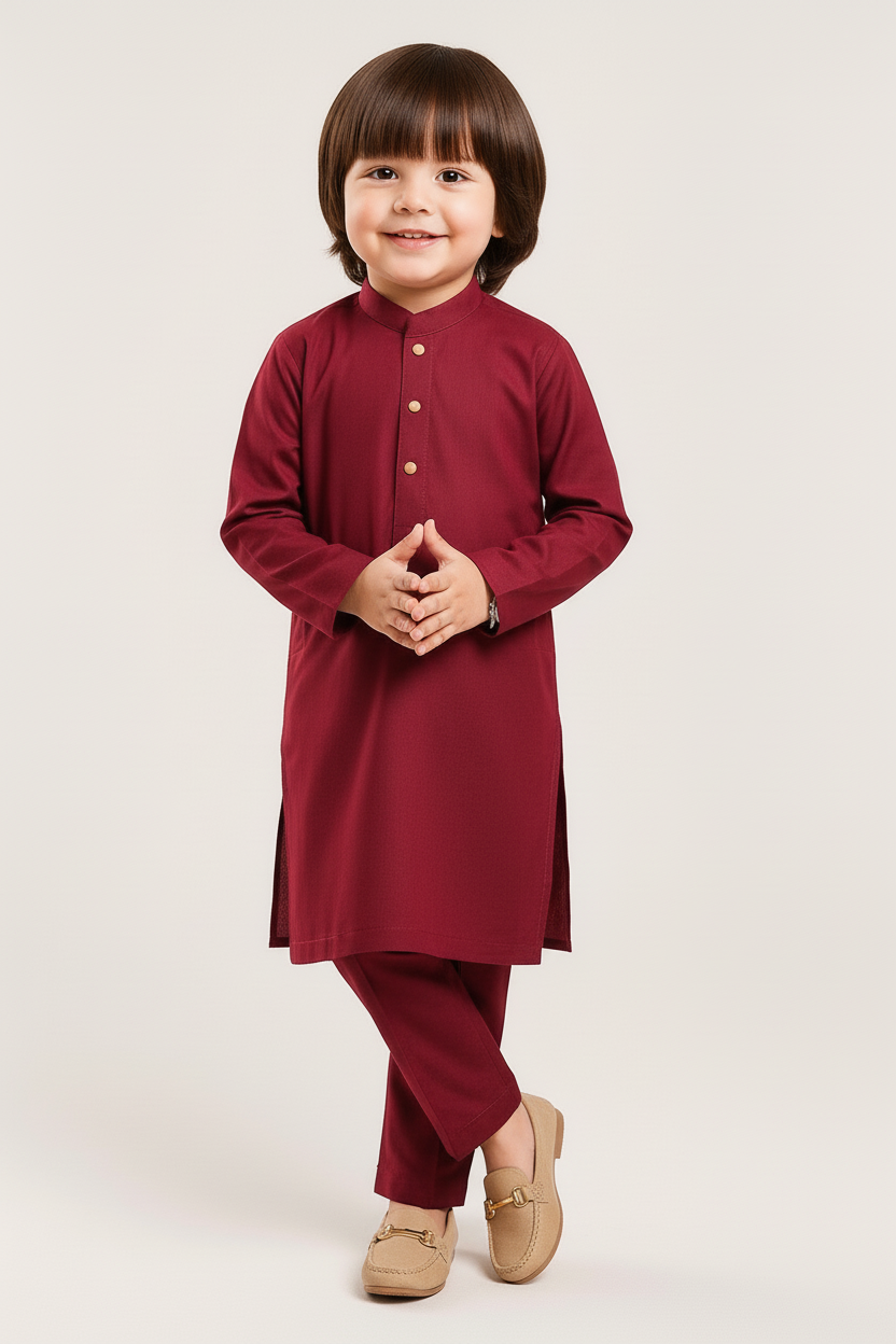Champagne Red Kurta Pajama