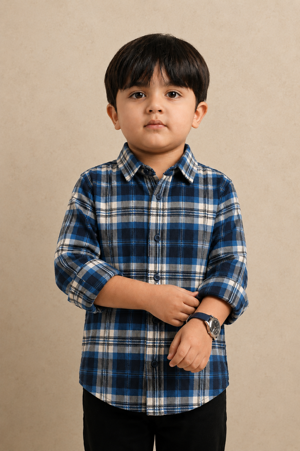 Blue Check Shirt