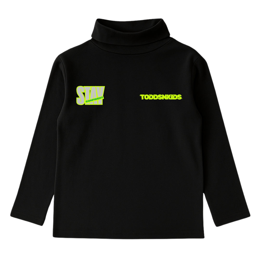 Black Neon Flash High Neck