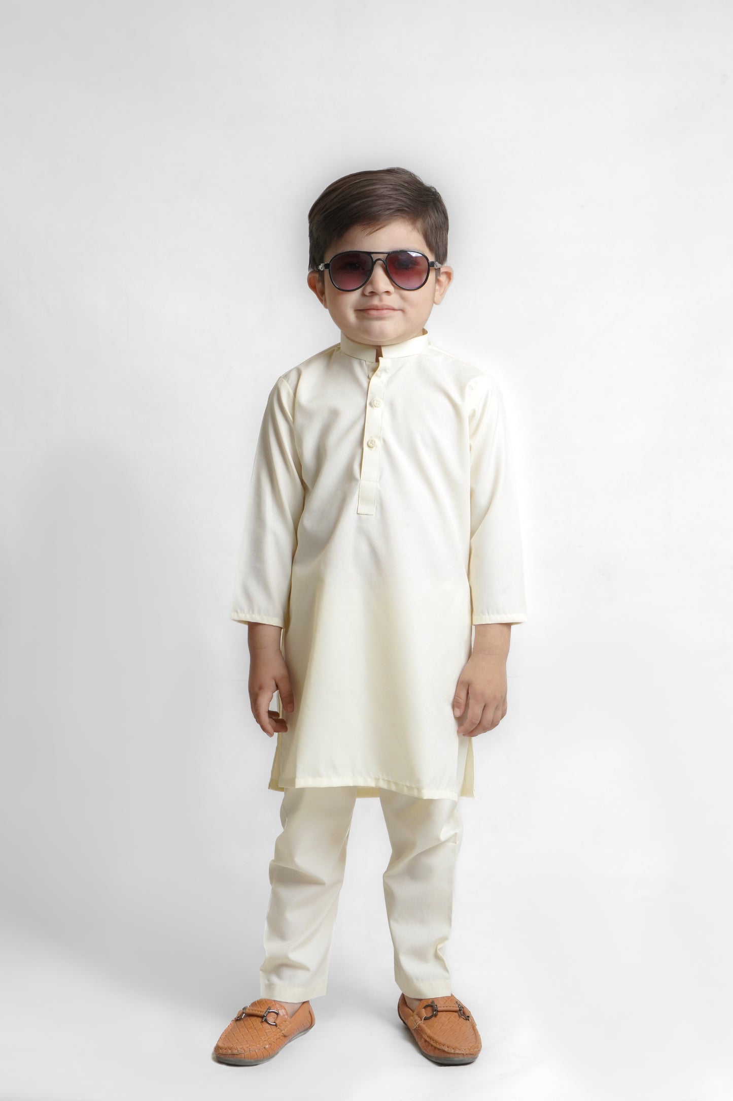 Wash & Wear Off White Kurta Pajama