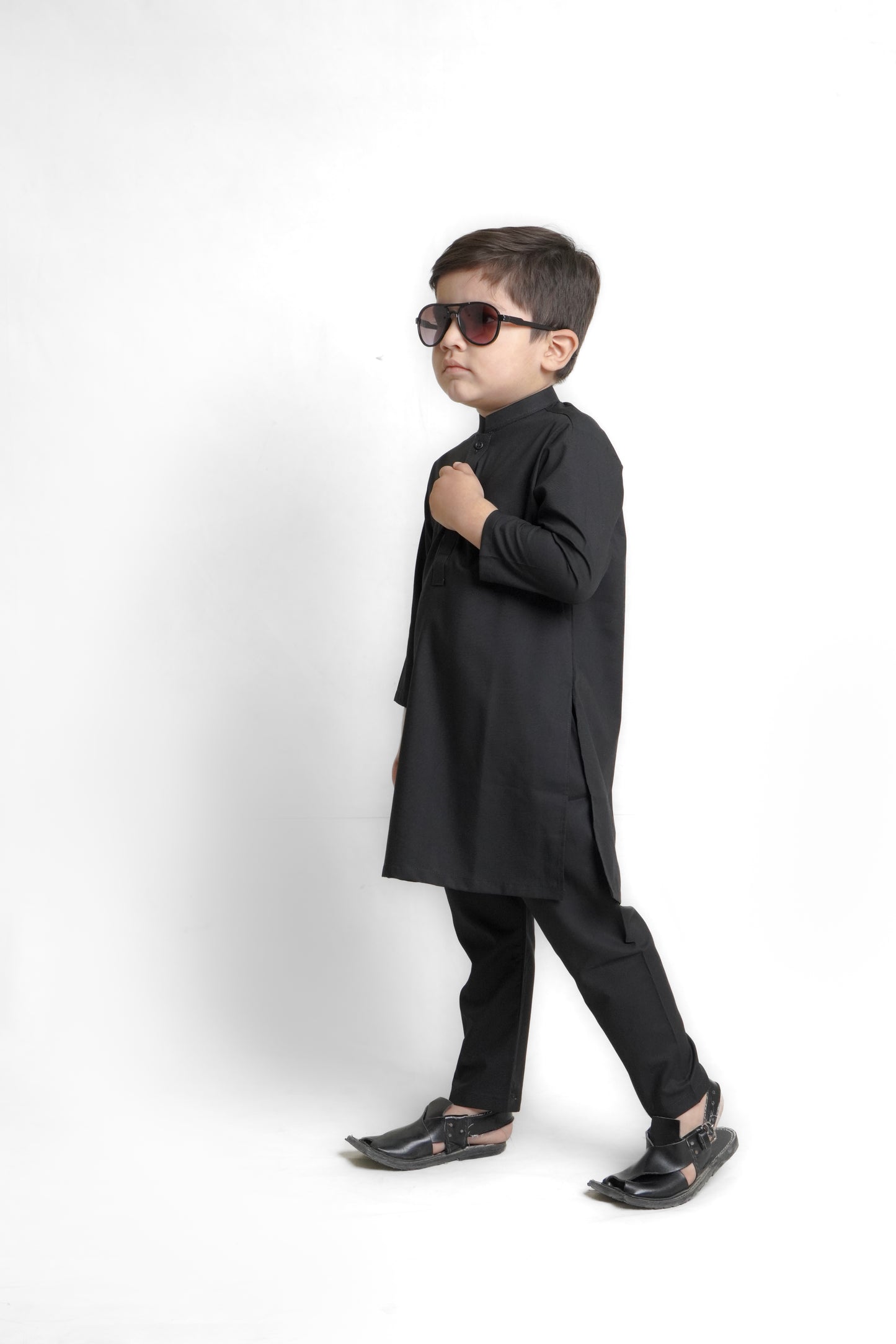 Wash & Wear Black Kurta Pajama