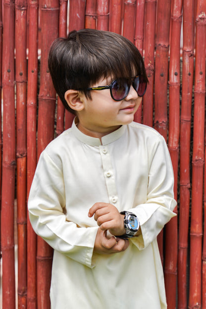 Wash & Wear Off White Kurta Pajama