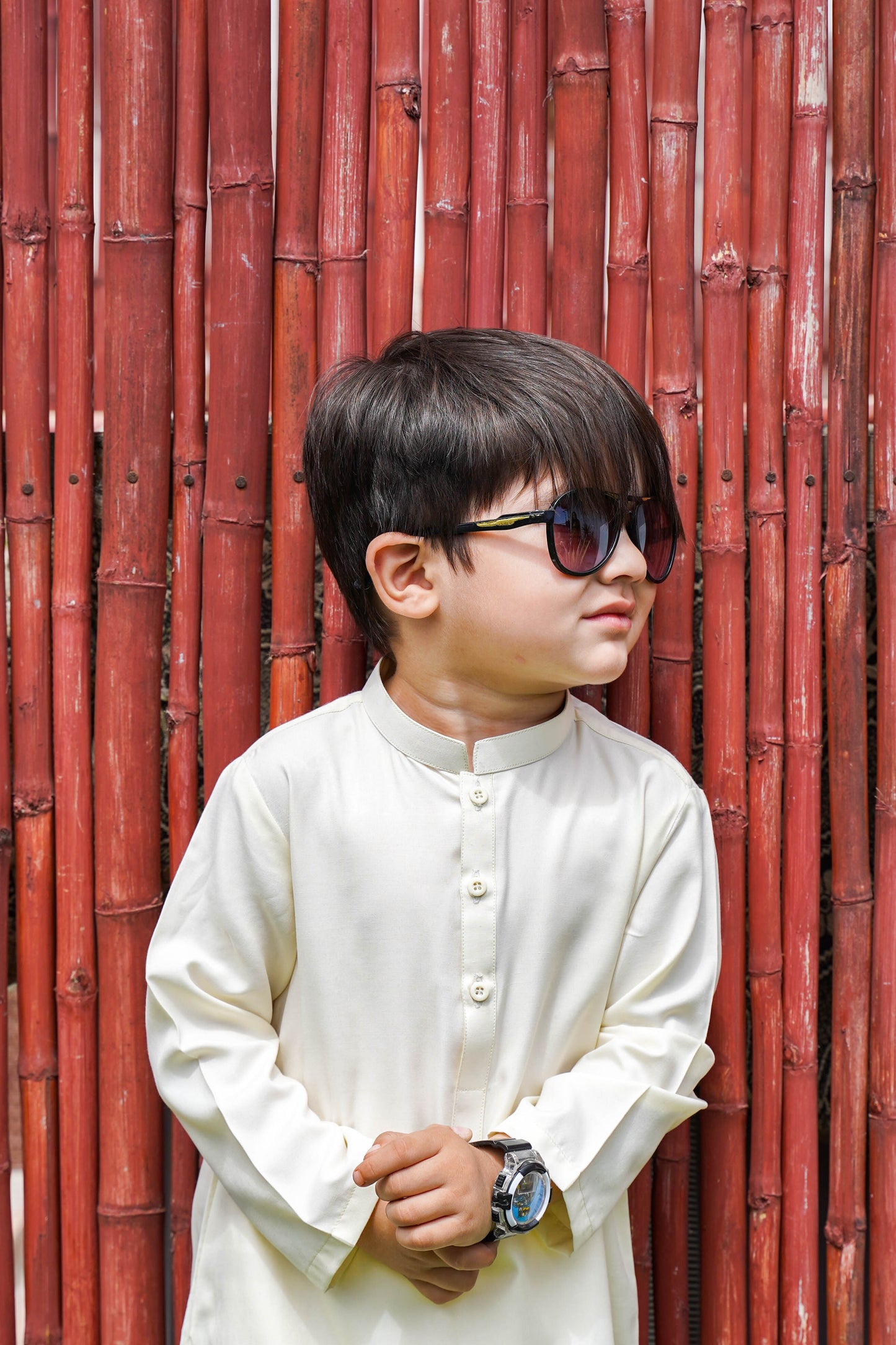 Wash & Wear Off White Kurta Pajama