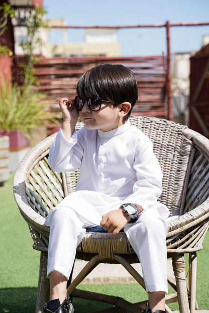 Wash & Wear White Kurta Pajama