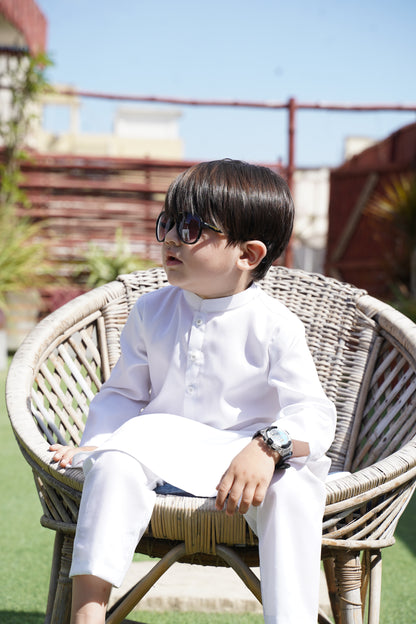 Wash & Wear White Kurta Pajama