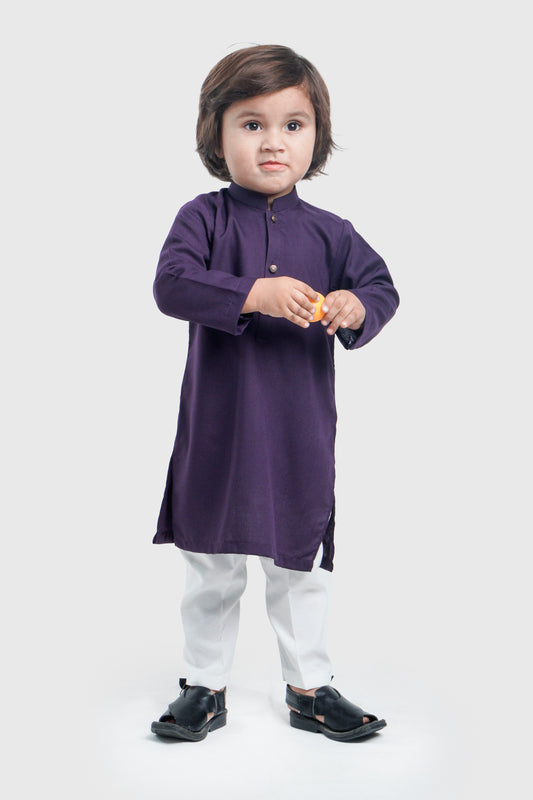 Deep Purple Kurta Pajama