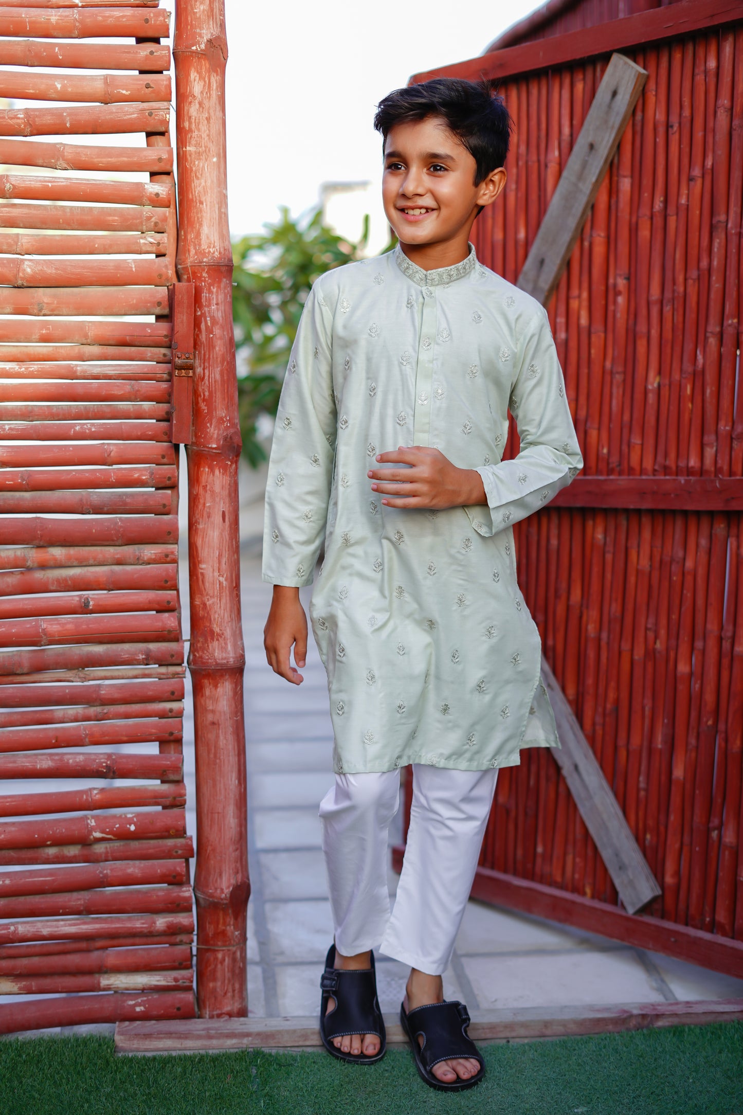 Embroidery Kids Kurta + Pajama