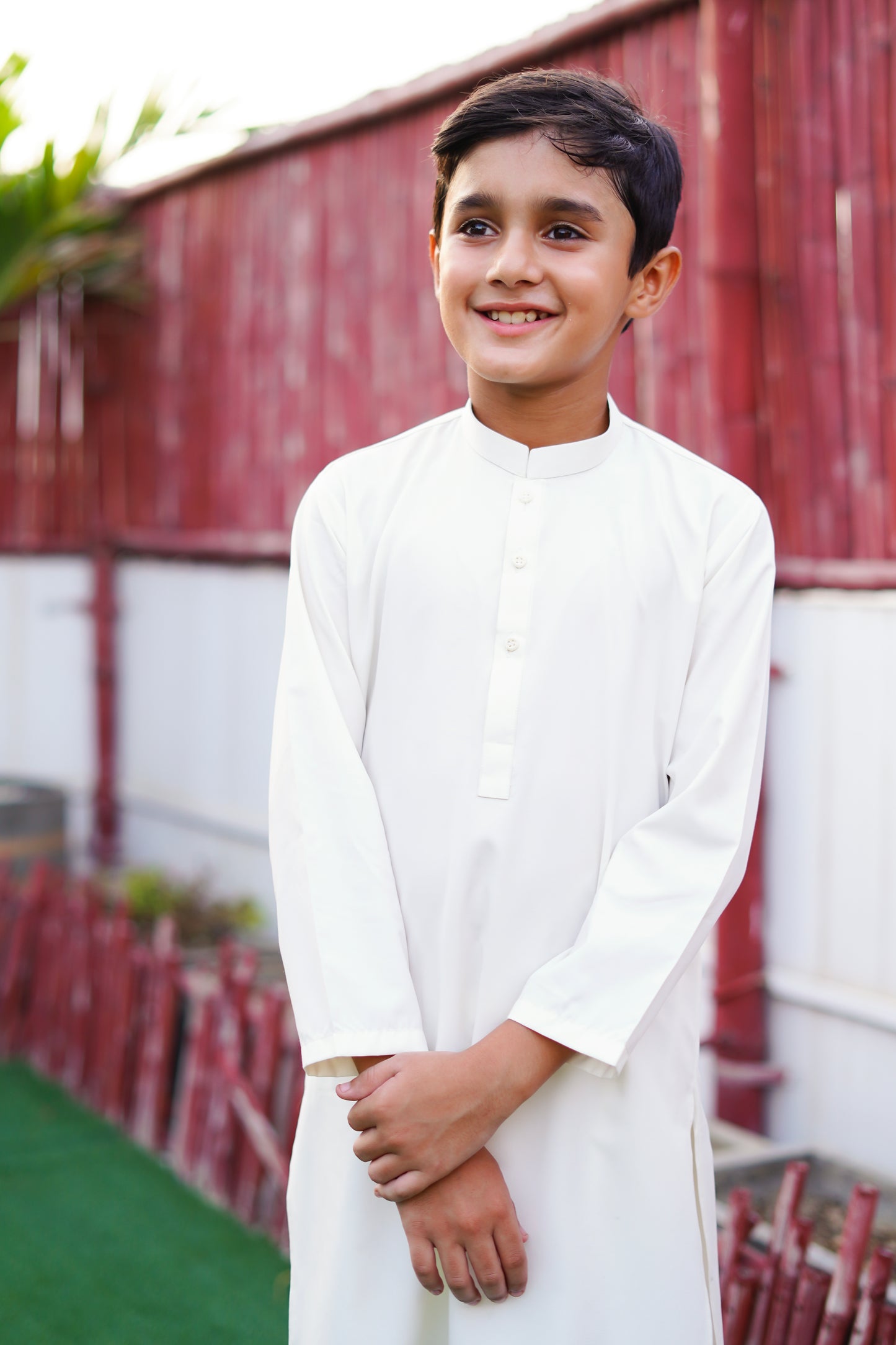 Wash & Wear Off White Kurta Pajama