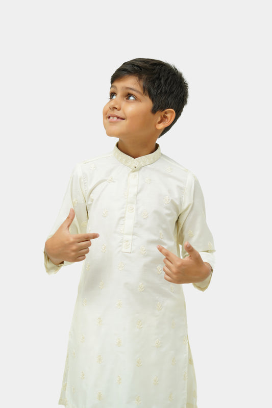 Embroidery Kids Kurta + Pajama