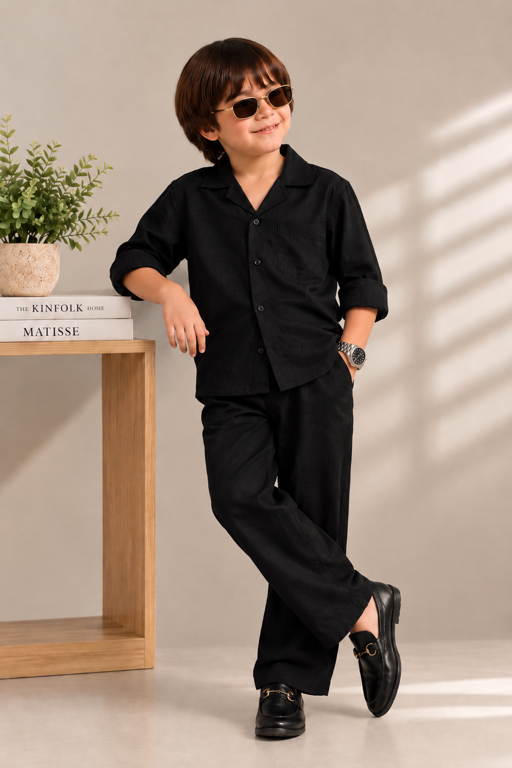 Luxury Black Old Money Co-Ord Set