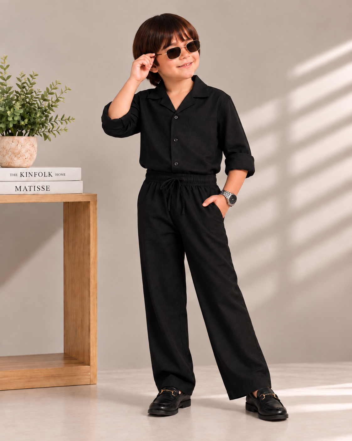 Luxury Black Old Money Co-Ord Set