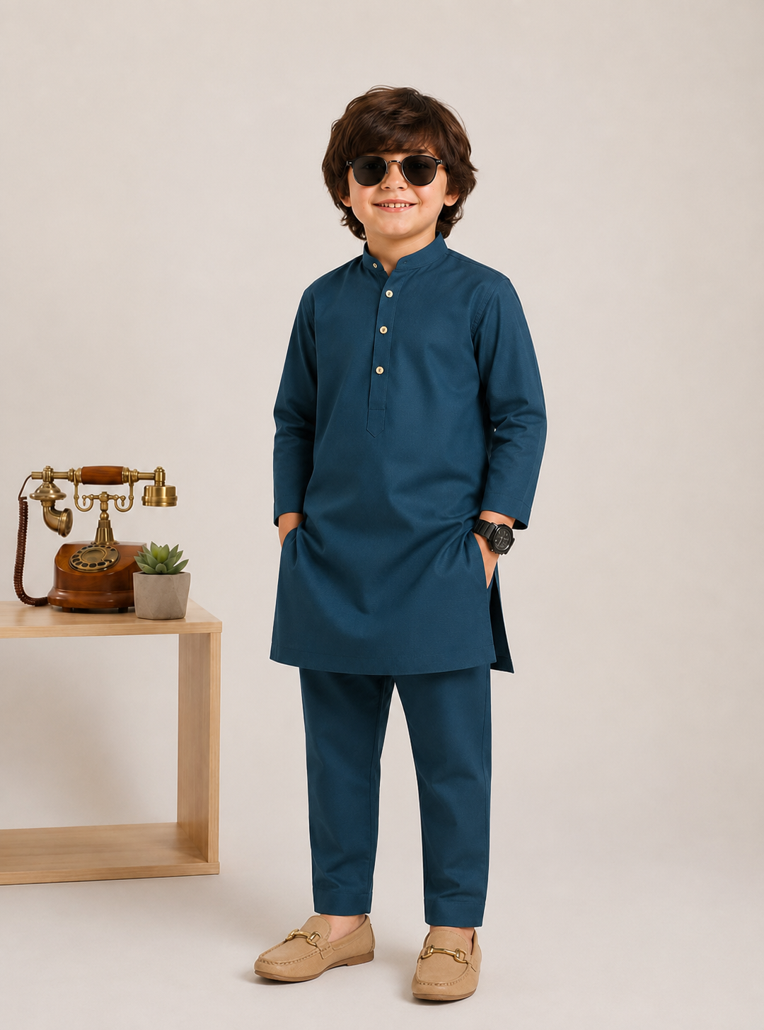 Classic Blue Kurta Pajama