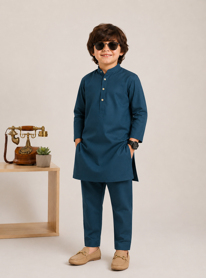 Classic Blue Kurta Pajama