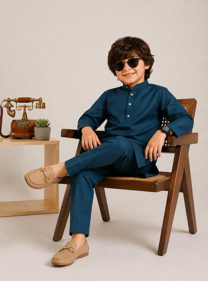 Classic Blue Kurta Pajama