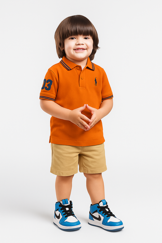 orange polo